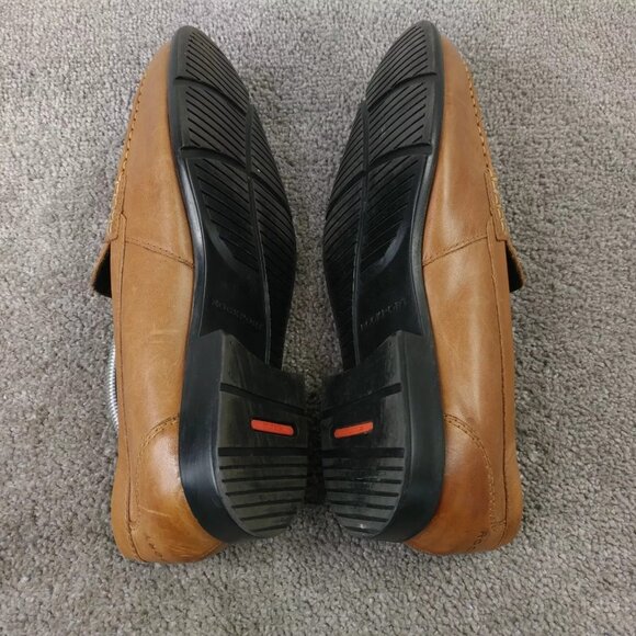 Rockport Penny Loafers Mens Size 11.5 Shoes Slip On Walk Ability Brown Leather - Picture 8 of 11